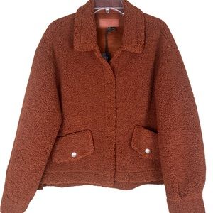 Nwt! Sherpa “teddy” coat